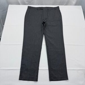 Lauren Ralph Lauren Dress Pants Mens 40x32 Gray Straight Flat Front Trousers